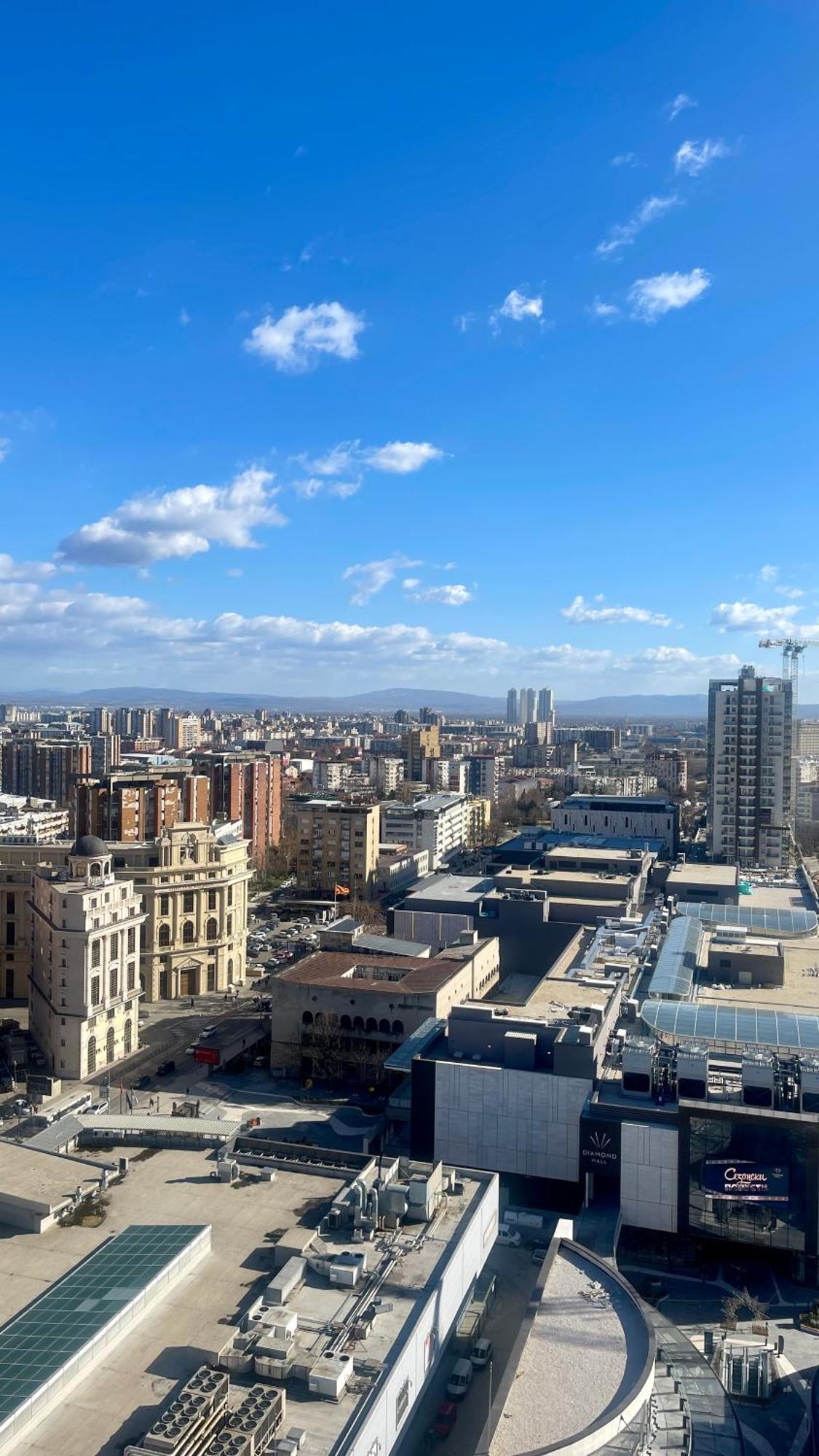 Diamond Of Skopje Luxury Apartment 18Th Floor 外观 照片